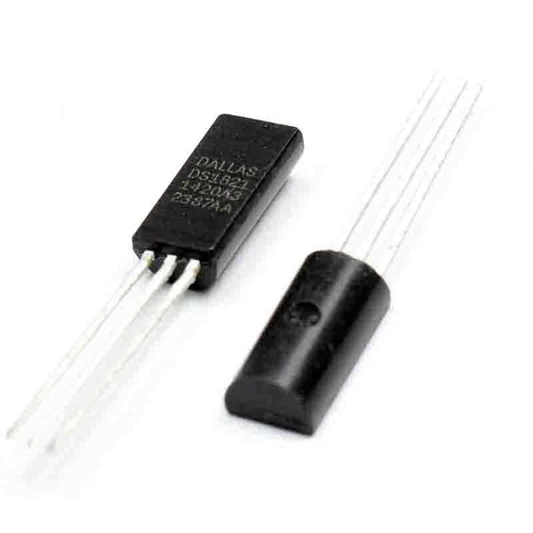 DS1821+ - TO-92-3 - IC THERMOMETER/STAT PROG 3-PR35