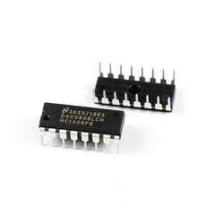 DAC0808LCN/NOPB 16-DIP IC CONVERTER D/A 8BIT 16-DIP