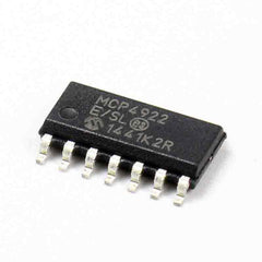 MCP4922-E/SL 14-SOIC IC DAC 12BIT DUAL W/SPI 14SOIC