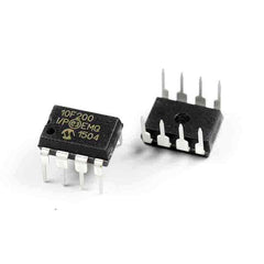 PIC10F200-I/P 8-DIP (0.300", 7.62mm) IC PIC MCU FLASH 256X12 8DIP