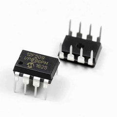 PIC12F509-I/P 8-DIP (0.300", 7.62mm) IC MCU FLASH 1KX12 8DIP