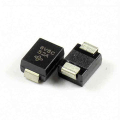 P6SMB6.8CA SMB DIODE TVS 6.8V 600W BIDIR 5% SMD