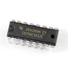CD74HC4052E 16-PDIP IC MUX/DEMUX DUAL 4X1 16DIP