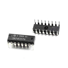 SN74F257N 16-PDIP IC QUAD 2-1 DATA SEL/MUX 16-DIP