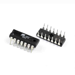 AT89LP214-20PU 14-DIP (0.300", 7.62mm) MCU 8051 2K FLASH 20MHZ 14-PDIP