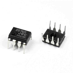 NJM2076D# 8-DIP IC PWR AMP DUAL LOW-VOLT 8-DIP