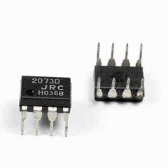 NJM2073D 8-DIP IC PWR AMP DUAL LOW-VOLT 8-DIP