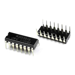 NJU7301D 16-DIP IC SWITCH QUAD SPST 16DIP