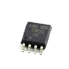 ATTINY15L-1SI 8-SOIC (0.209", 5.30mm Width) IC AVR MCU 1K FLASH 2.7V SO8